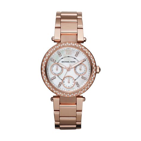 michael kors rose gold plated bracelet watch|michael kors gold bangle.